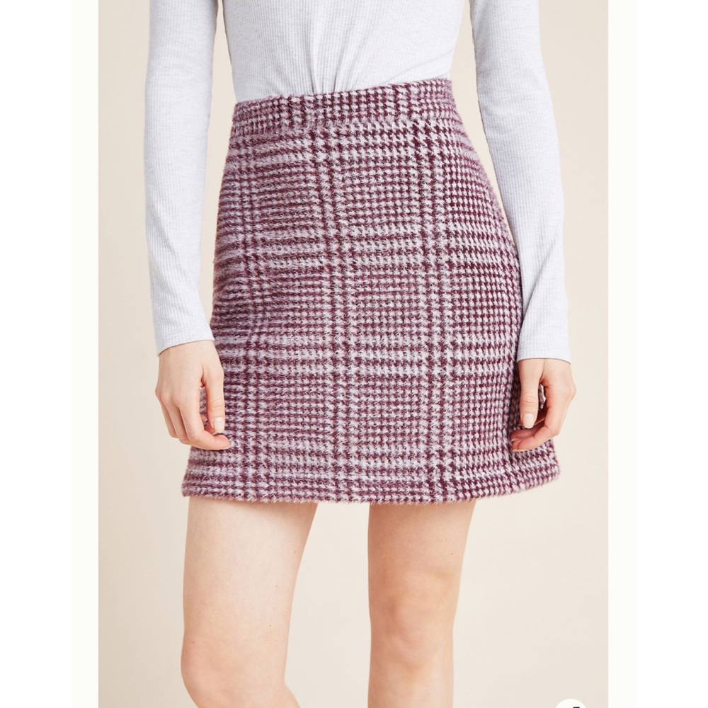 Anthropologie Maeve Gregoria Textured Mini Skirt